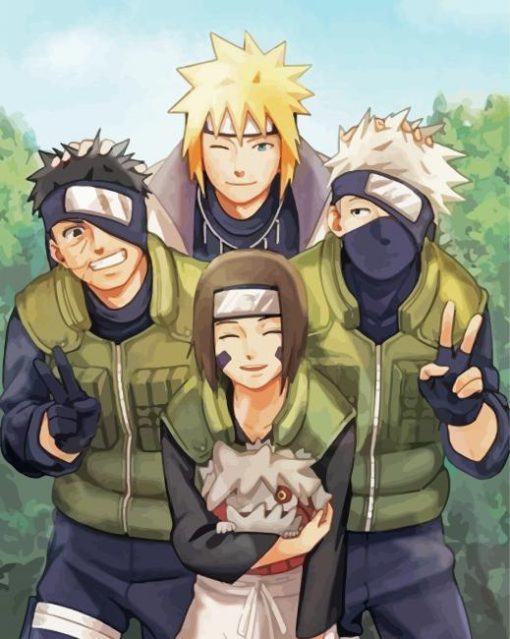 Team Minato Anime paint by number