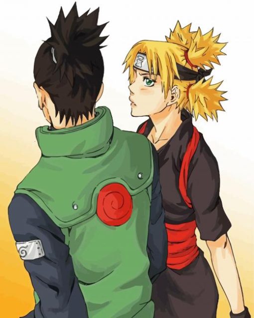 Temari And Shikamaru paint by number