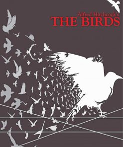 The Birds Illustration Poster Paint by number