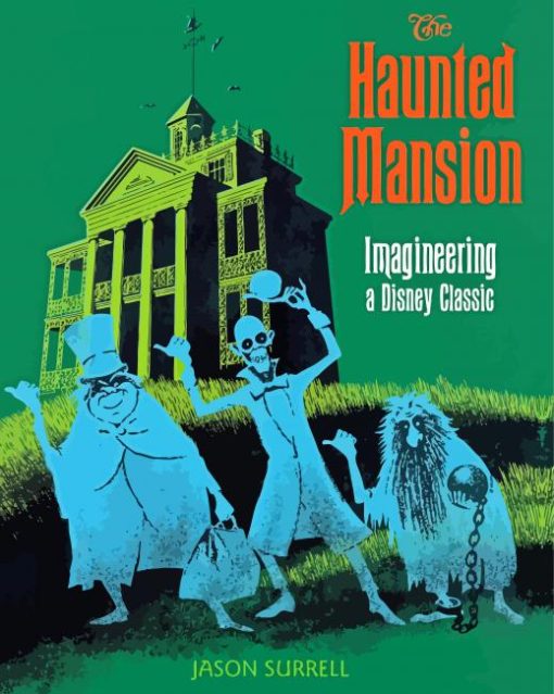 The Haunted Mansion Illustration Paint by number