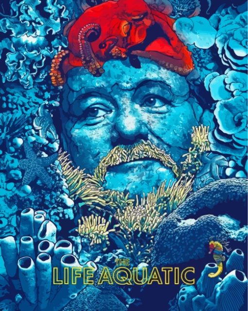The Life Aquatic With Steve Zissou Poster Art paint by number