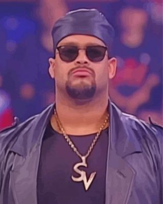 The Professional Wrestler Savio Vega paint by number