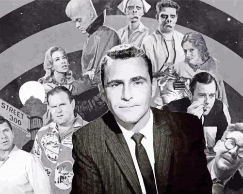 The Twilight Zone Movie Characters paint by number