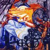 The Weaver By Natalia Goncharova paint by number