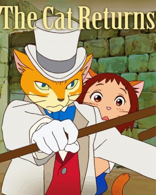 The Cat Returns Poster paint by number