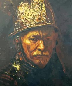 The Man With The Golden Helmet paint by number
