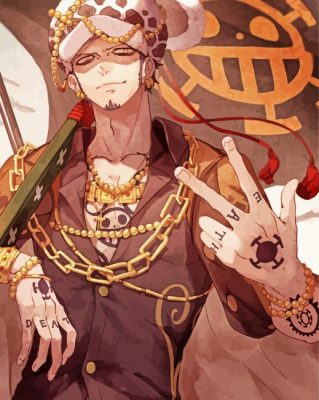 Trafalgar Law Art Paint by number