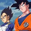 Vegeta And Goku Art paint by number