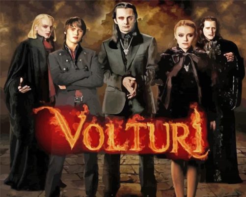 Volturi Twilight paint by number