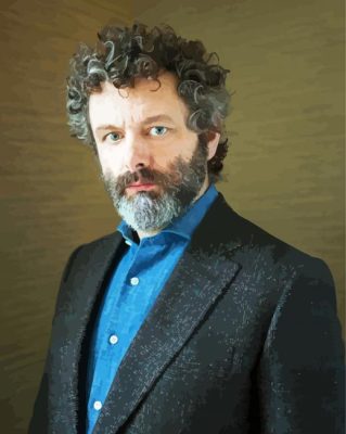 Welsh Actor Michael Sheen Paint by number