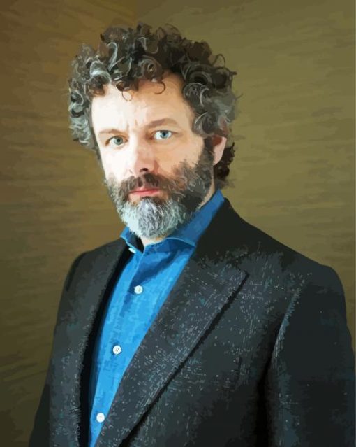 Welsh Actor Michael Sheen Paint by number