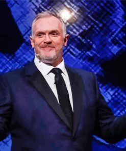 Welsh Comedian Greg Davies paint by number