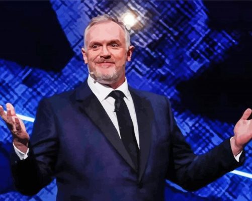 Welsh Comedian Greg Davies paint by number