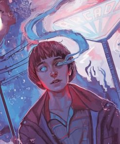 Will Byers Character Art paint by number