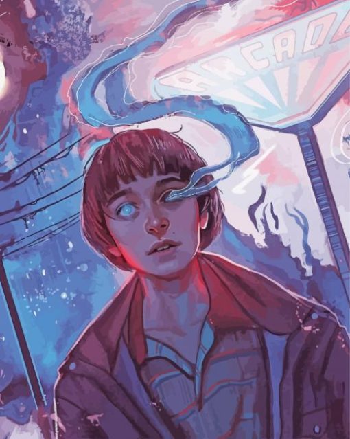 Will Byers Character Art paint by number