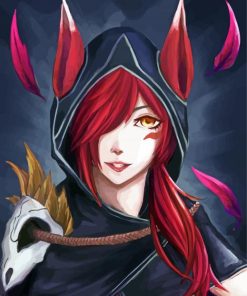 Xayah paint by number