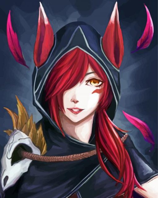 Xayah paint by number