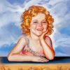 Young Shirley Temple Art paint by number