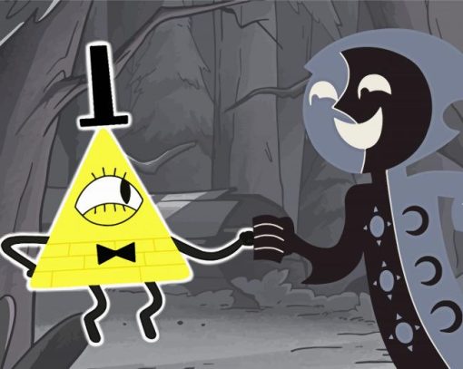 Aesthetic Bill Cipher paint by number