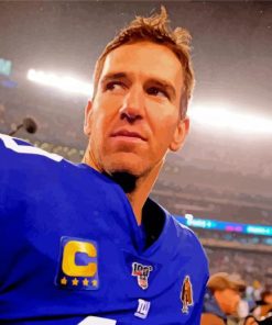 Aesthetic Eli Manning paint by number