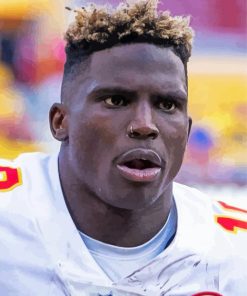 Aesthetic Tyreek Hill paint by number