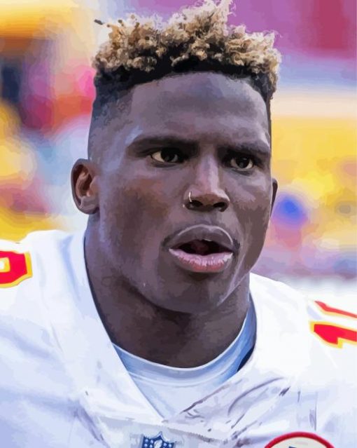 Aesthetic Tyreek Hill paint by number
