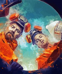 Aesthetic Breaking Bad paint by number