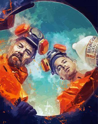 Aesthetic Breaking Bad paint by number