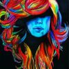 Aesthetic Colourful Hair paint by number