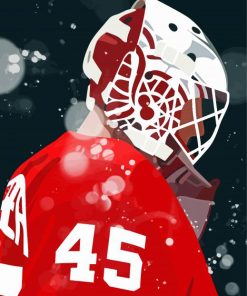 Aesthetic Goalie paint by number