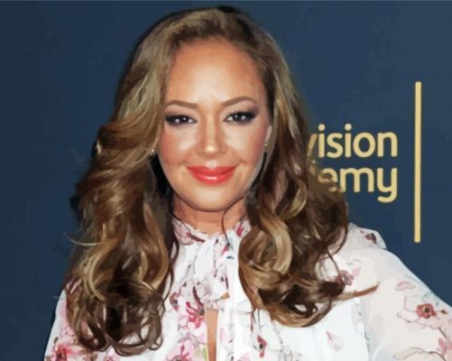 Aesthetic Leah Remini paint by number