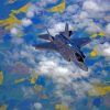 Aircraft F35 Jet paint by number