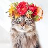 Animals With Flower Crowns paint by number