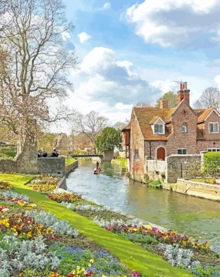 Beautiful Westgate Gardens Canterbury Paint by number