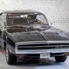 Black 1970 Dodge Charger Car paint by number