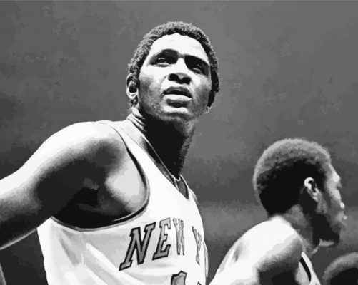 Black And White Willis Reed paint by number