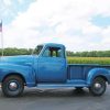 Blue 1953 GMC Ton Truck paint by number