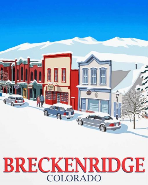 Breckenridge Illustration paint by number