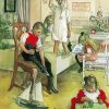 Carl larsson Christmas Morning paint by number