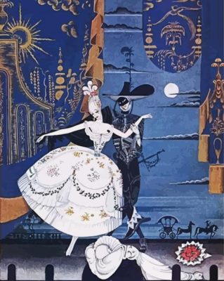 Chariot Kay Nielsen paint by number