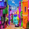 Cities Colorful Paint by number