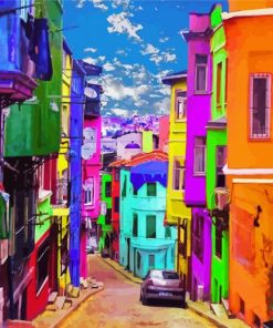Cities Colorful Paint by number