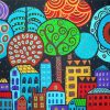 City By Karla Gerard paint by number