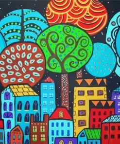 City By Karla Gerard paint by number