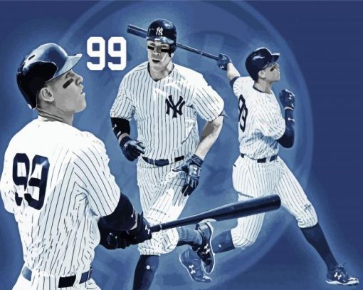 Cool Aaron Judge paint by number