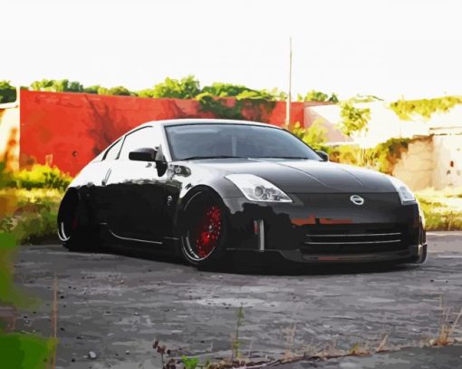 Cool Nissan 350Z Car paint by number