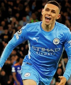 Cool Phil Foden Paint by number