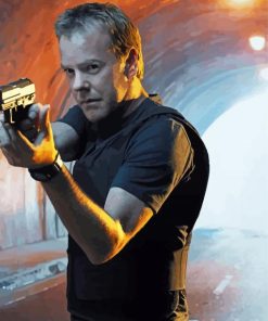 Cool Jack Bauer paint by number