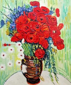 Daisies Van Gogh paint by number