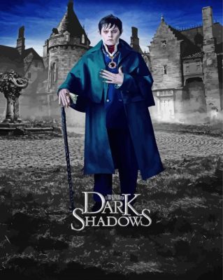 Dark Shadows Movie paint by number